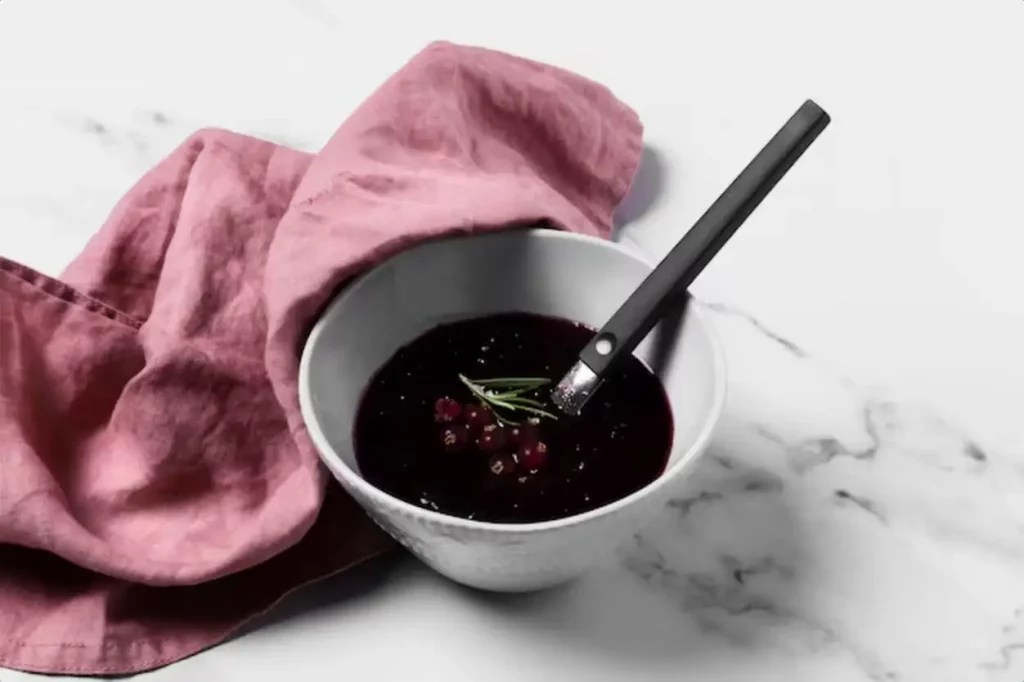 High angle delicious jam in bowl